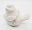 Trendy! Genuine light aquamarine beads and gold or silver nugget beads with chevron charm. - Down Syndrome Boutique