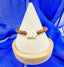 Down Syndrome Awareness Unisex bracelet with natural sandalwood and cream Howlite beads - Down Syndrome Boutique