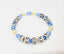 Lucky Few Bracelet that make a great gift, Down Syndrome teacher community gift in blue and yellow, Warrior Mom - Down Syndrome Boutique