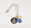 Down Syndrome embossed chevron necklace in silver and gold for The Lucky Few Moms and special women. Perfect for gifting! - Down Syndrome Boutique