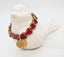 Down Syndrome Heart Warrior ruby heart beaded bracelet perfect for the Lucky Few Club and gifting! - Down Syndrome Boutique