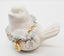 Trendy! Genuine light aquamarine beads and gold or silver nugget beads with chevron charm. - Down Syndrome Boutique