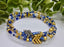 Down Syndrome Awareness Bracelet | Blue & Yellow Seed Beads with 3 Lucky Few Chevrons