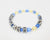 Lucky Few Bracelet that make a great gift, Down Syndrome teacher community gift in blue and yellow, Warrior Mom - Down Syndrome Boutique