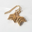 Simple in design, but big on Everyday Awareness. Gold, Silver, or Bronze chevron earrings