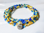 Fun and versatile seed bead wrap bracelet that features the chevron TRIBE charm