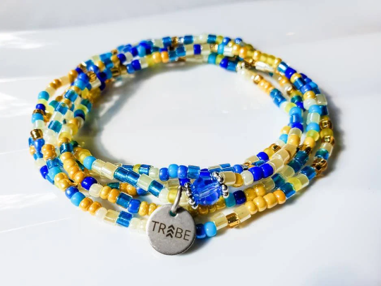 Yellow Seed Wrap Bracelet