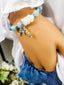 The Original bracelet made with real Aquamarine beads. Best way to represent The Lucky Few