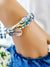 Mermaid, beachy, rainbow long stretch beaded wrap bracelet, now trending, Down Syndrome bracelets, Down Syndrome gifts - Down Syndrome Boutique