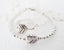 Down Syndrome Gift, Sterling Silver beaded ring with 3 silver chevrons, The Lucky Few - Down Syndrome Boutique
