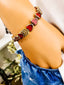 Down Syndrome Jewelry, Down Syndrome Gifts, Red Heart Warrior heart bracelet, gold chevron bracelet, The Lucky Few - Down Syndrome Boutique